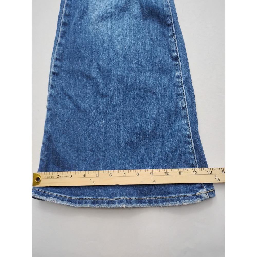 KanCan Chloe High Rise Super Flare Womens Size 15 / 31 Double Button Fly 32x33 - Picture 11 of 11